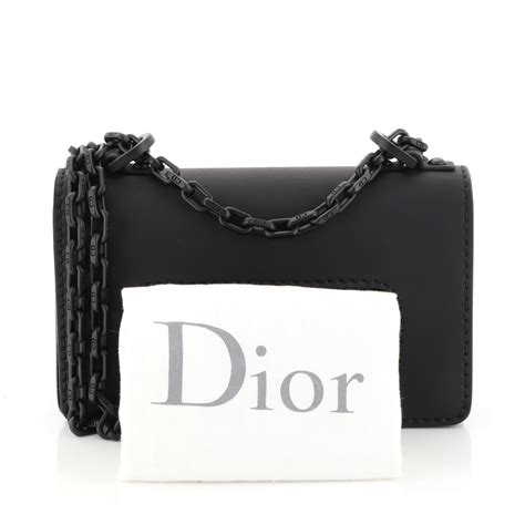 dior flap bag with slot handclasp|Mini J'Adior ultra black bag .